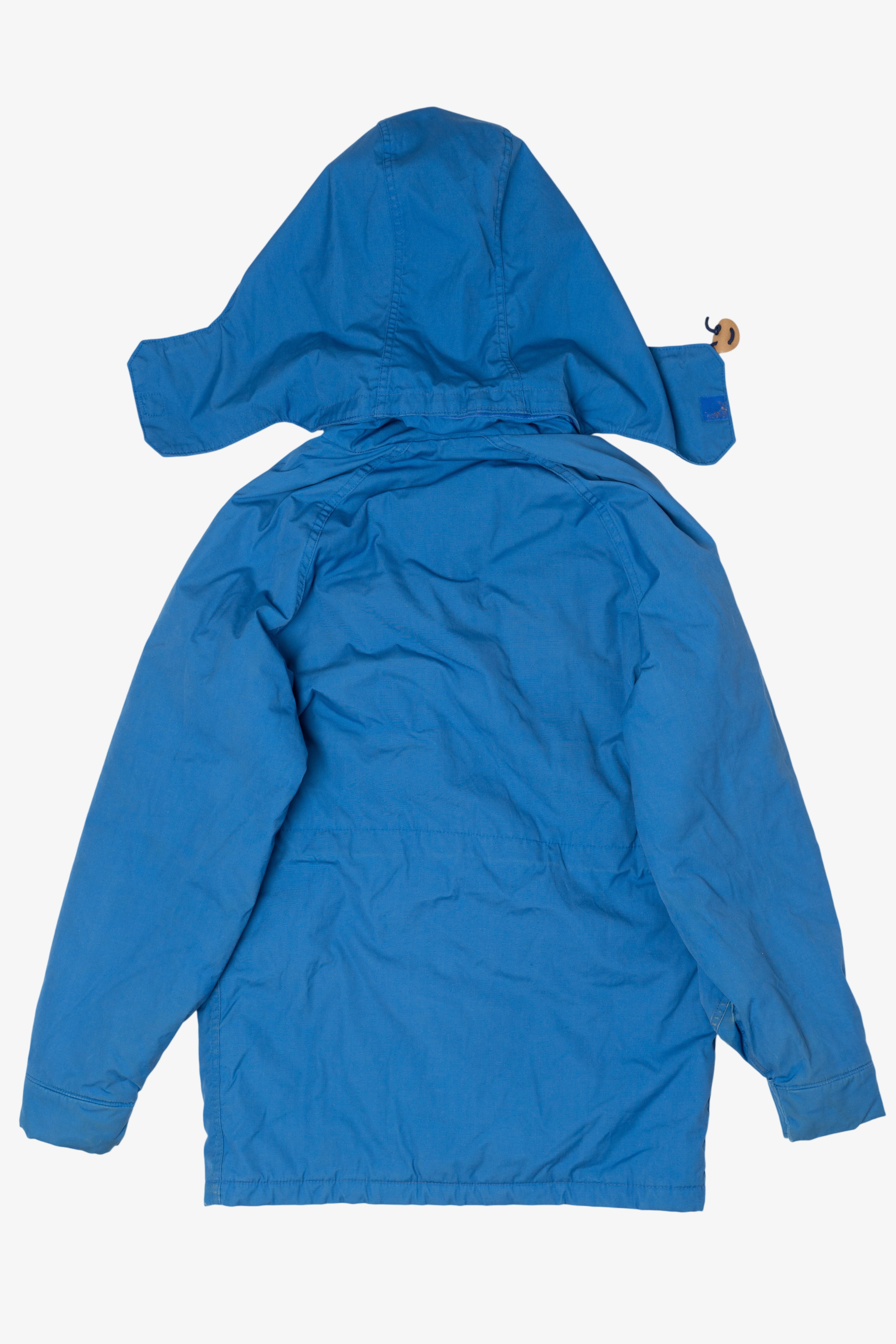 Vintage Blue Woolrich Removeable Hood Winter Coat (1990s)