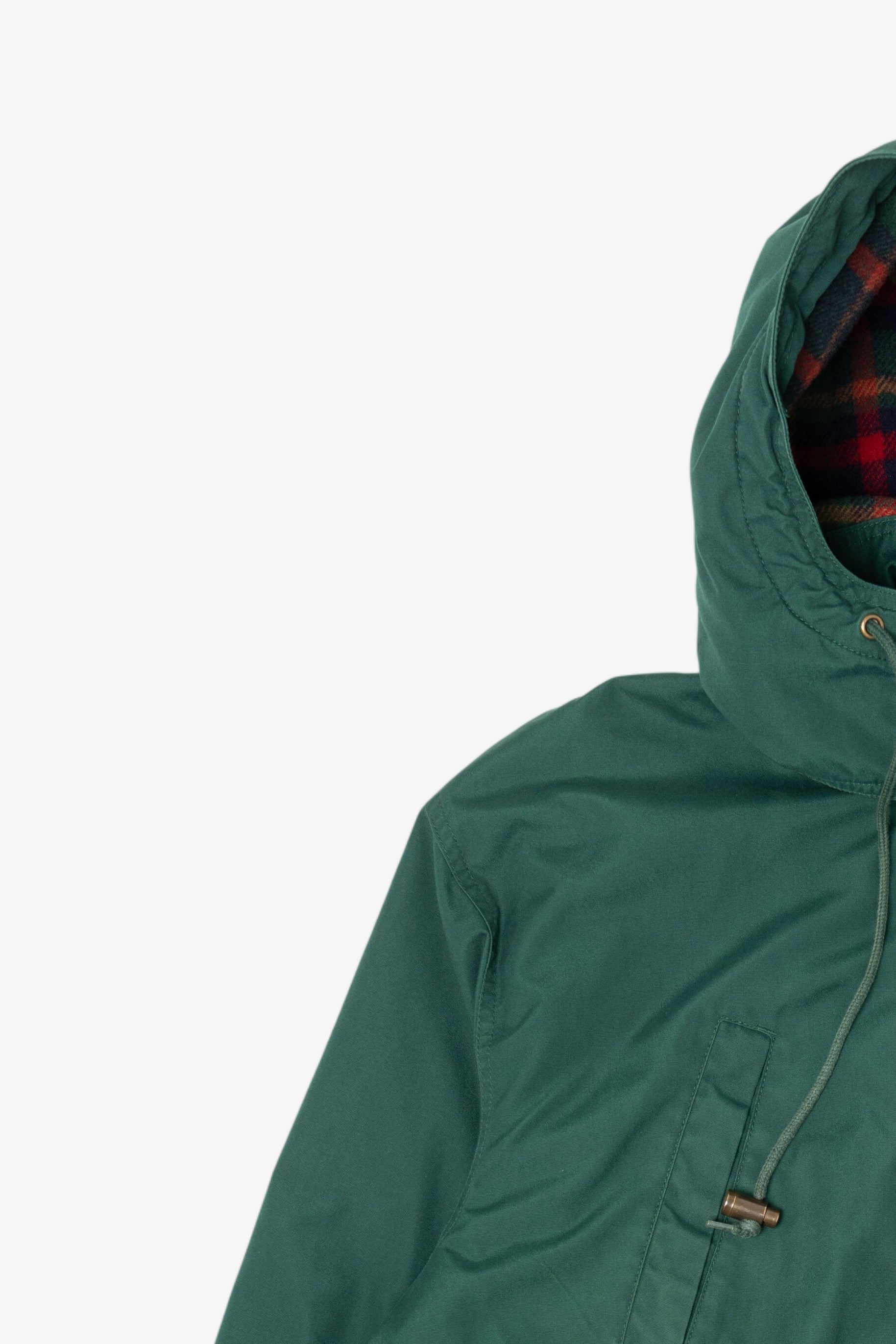 Vintage Green Eddie Bauer Blanket Lined Coat (1990s)