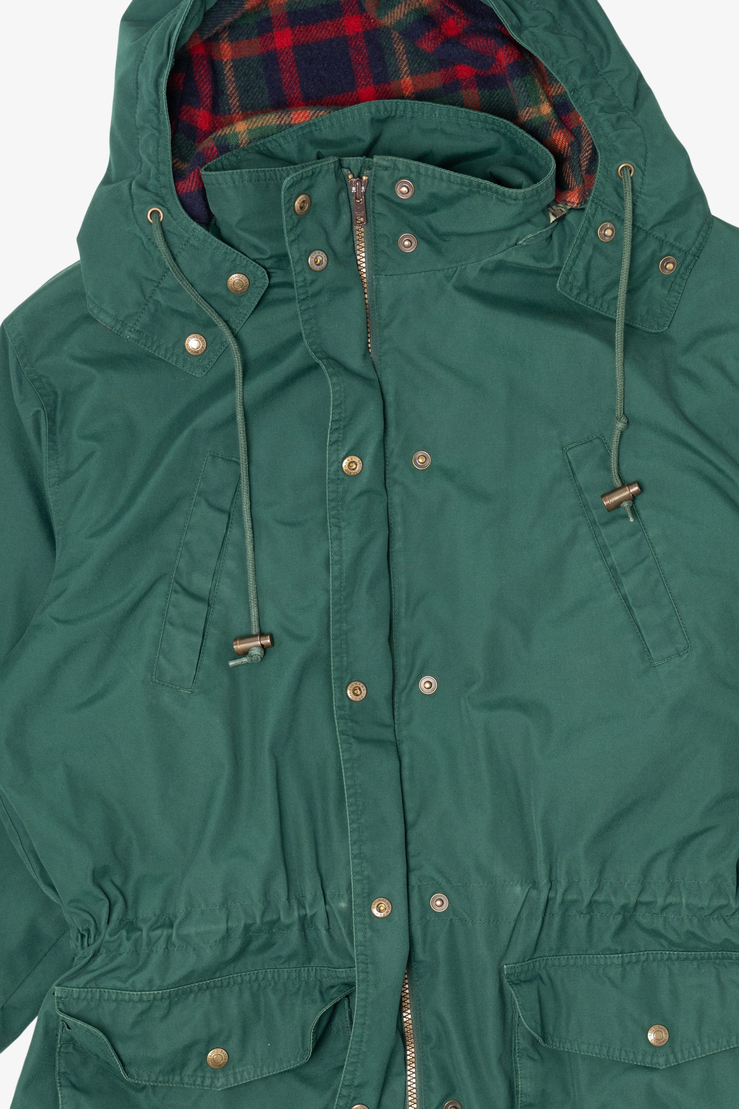 Vintage Green Eddie Bauer Blanket Lined Coat (1990s)