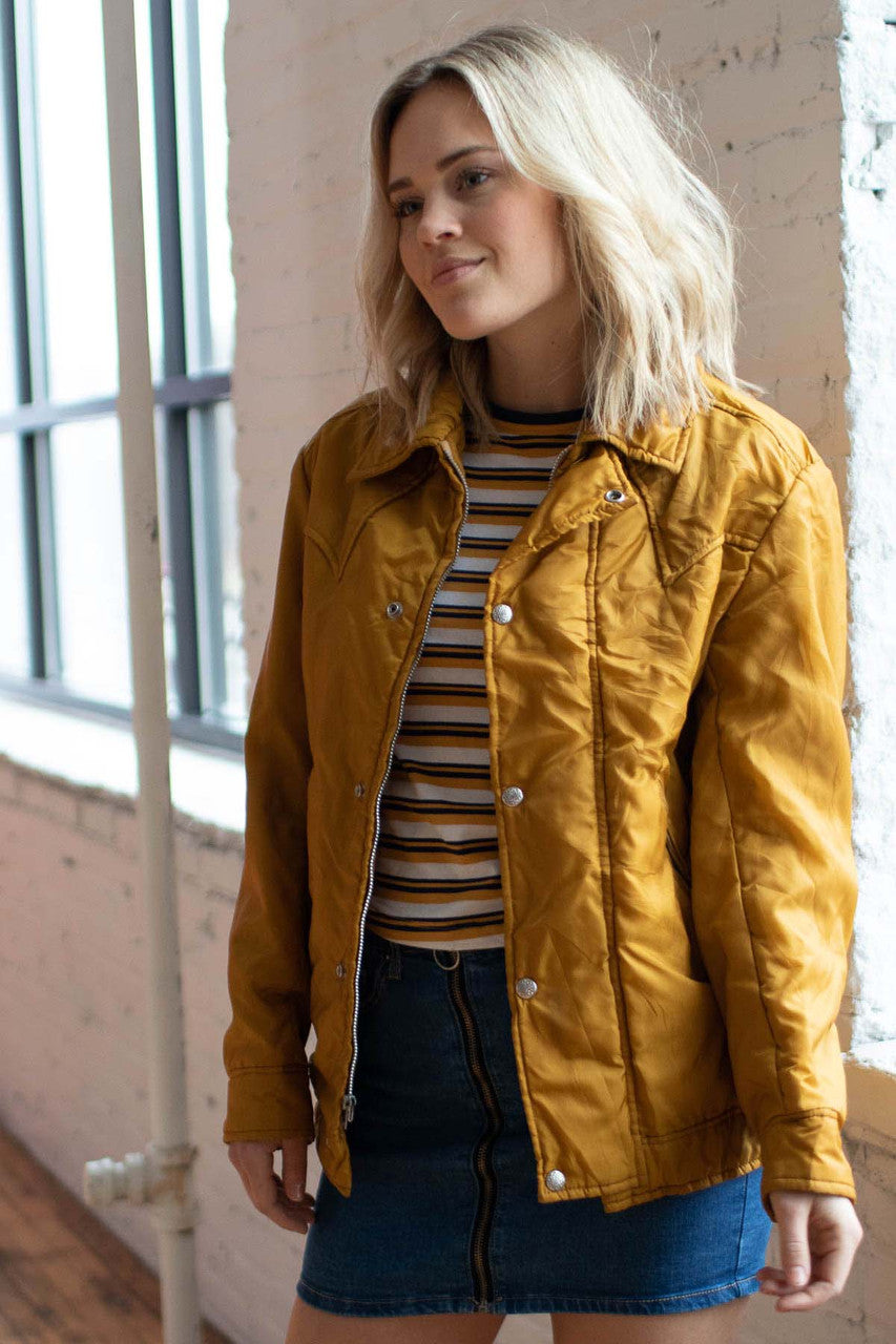 Mustard Nylon Jacket