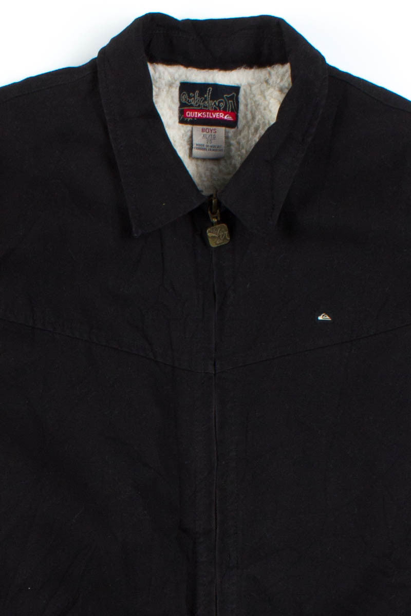 Black Sherpa Lined Jacket
