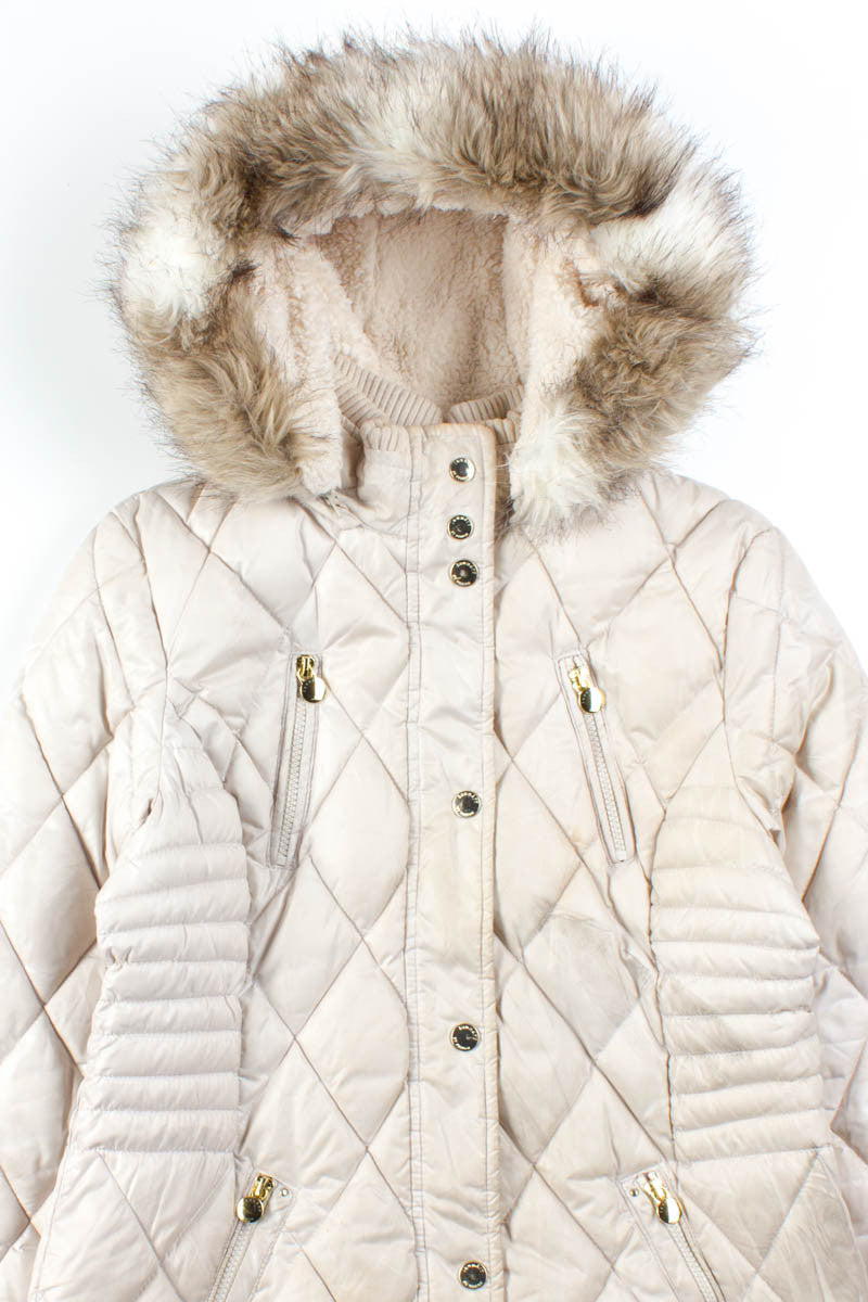 Eggshell Puffer Parka