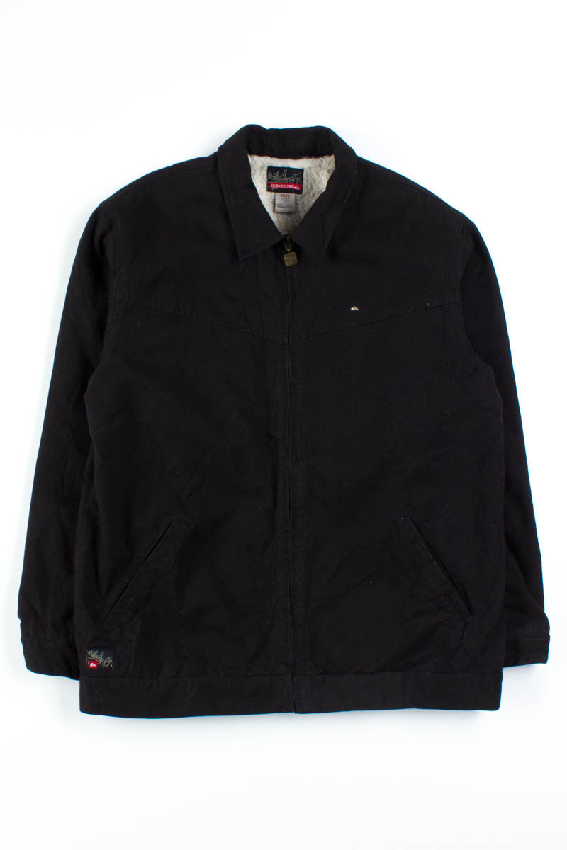 Black Sherpa Lined Jacket