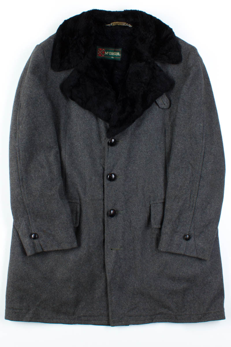 Dark Grey Car Coat