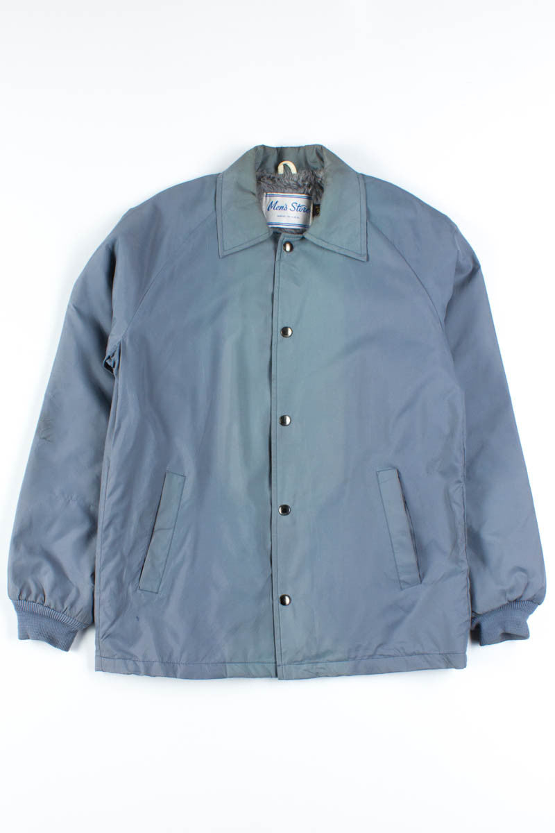 Grey Insulated Coach Jacket