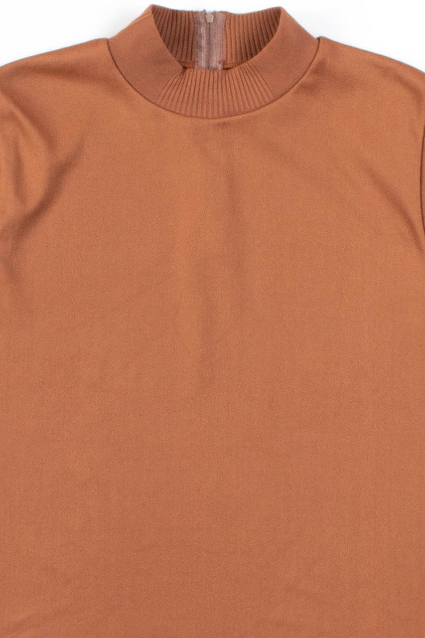 Brown Sleeveless Top