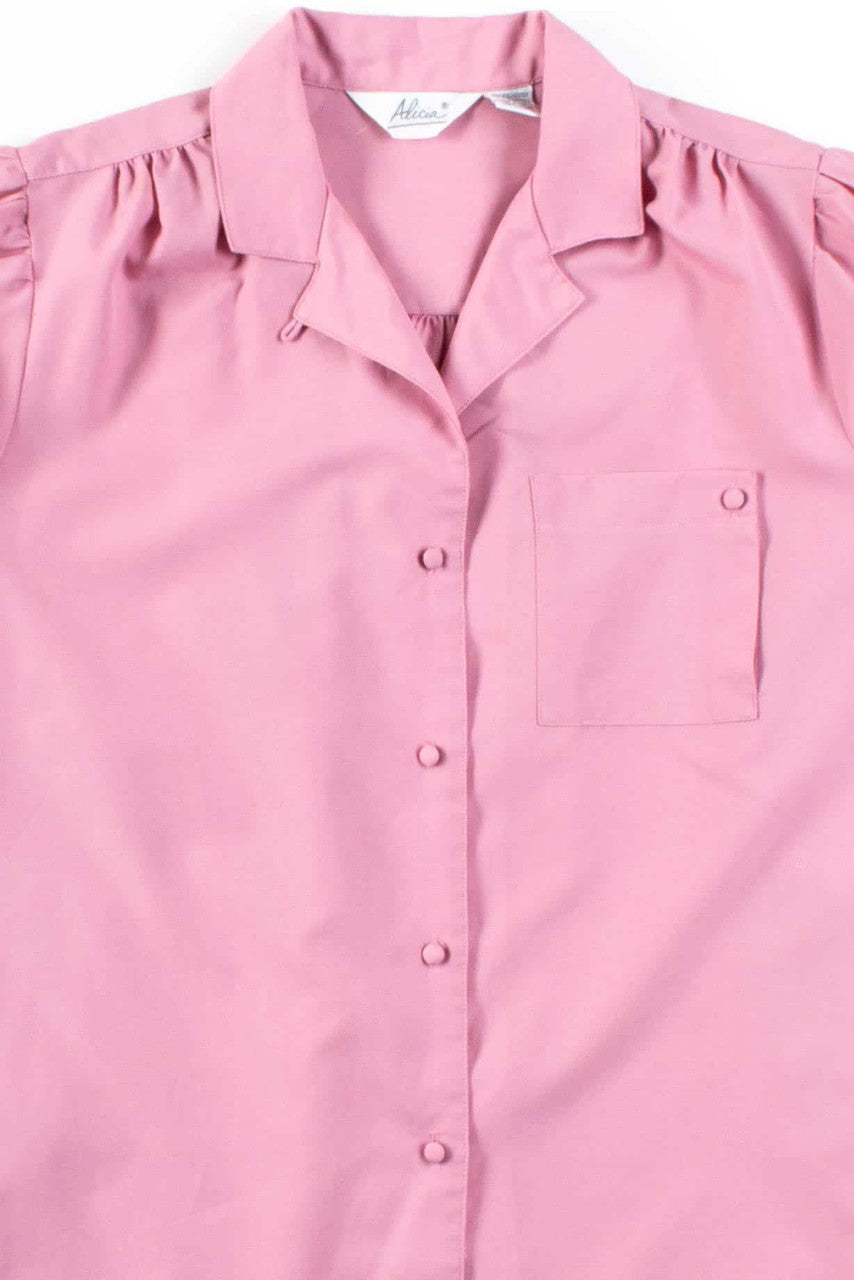 Lavender Button Up Blouse