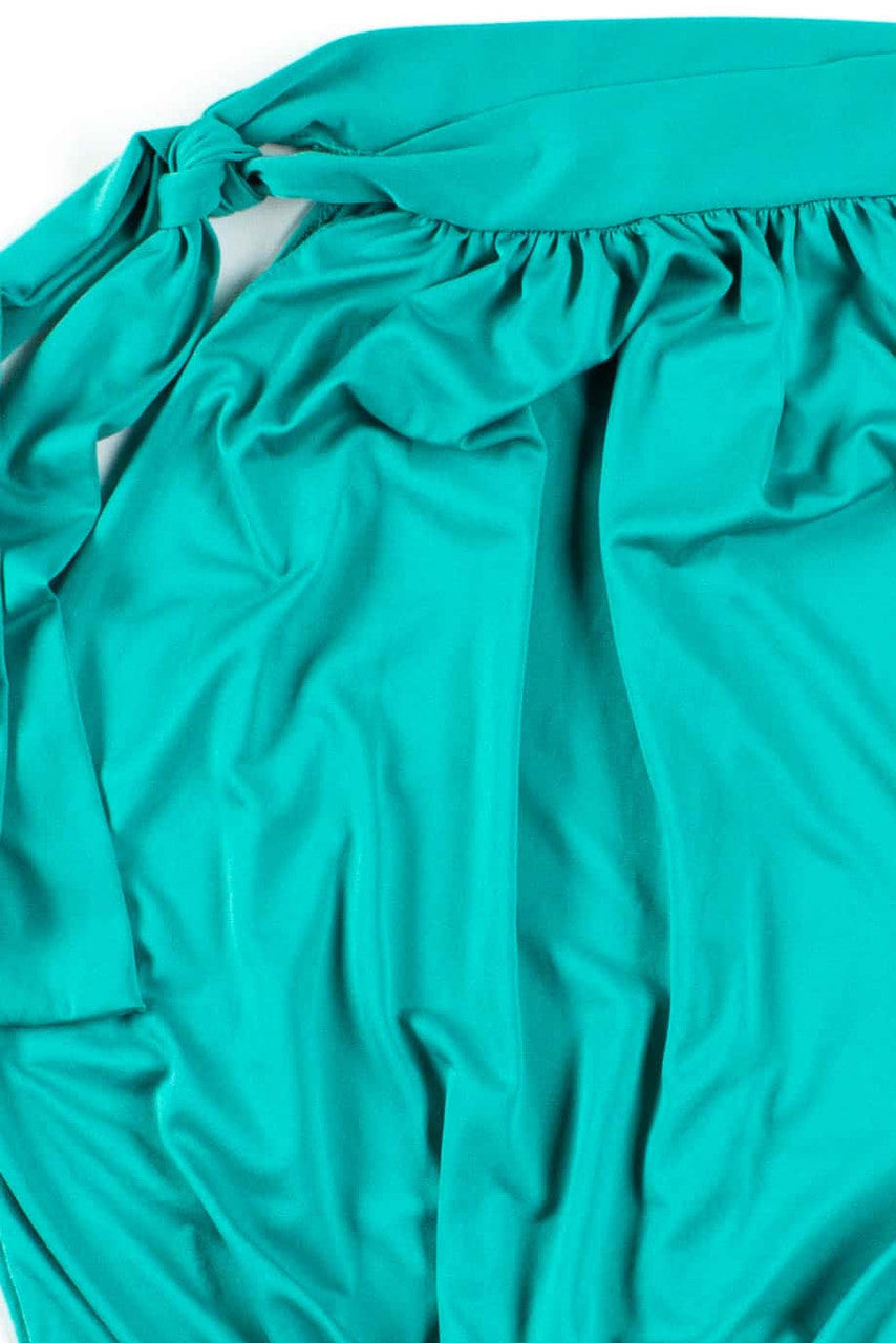 Mint Side Tie Halter Top