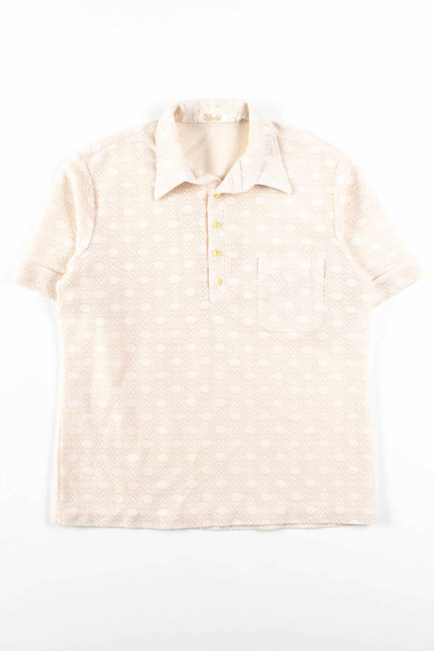 Sheer Lace Polo Top