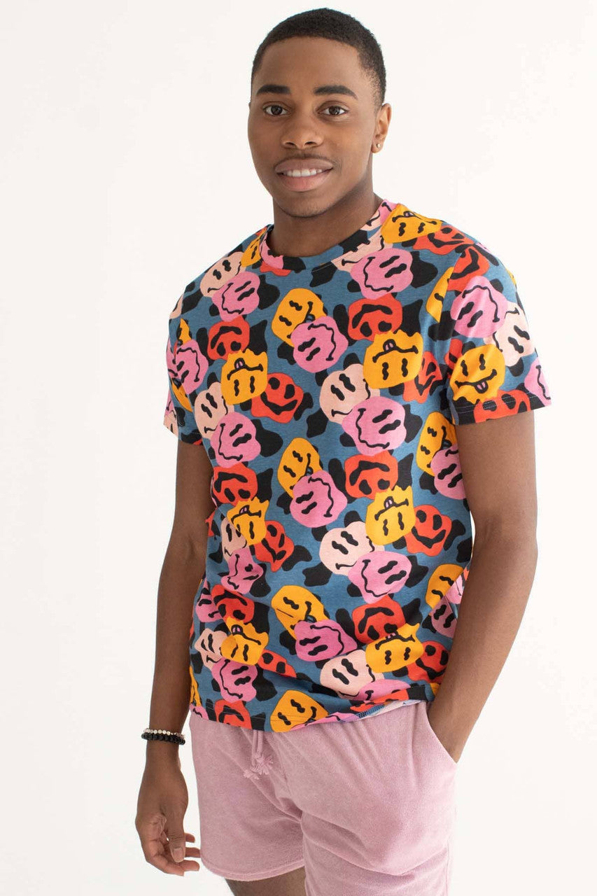 Warped Smiley Face T-Shirt