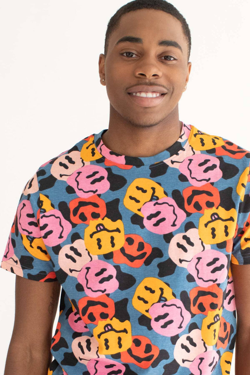 Warped Smiley Face T-Shirt