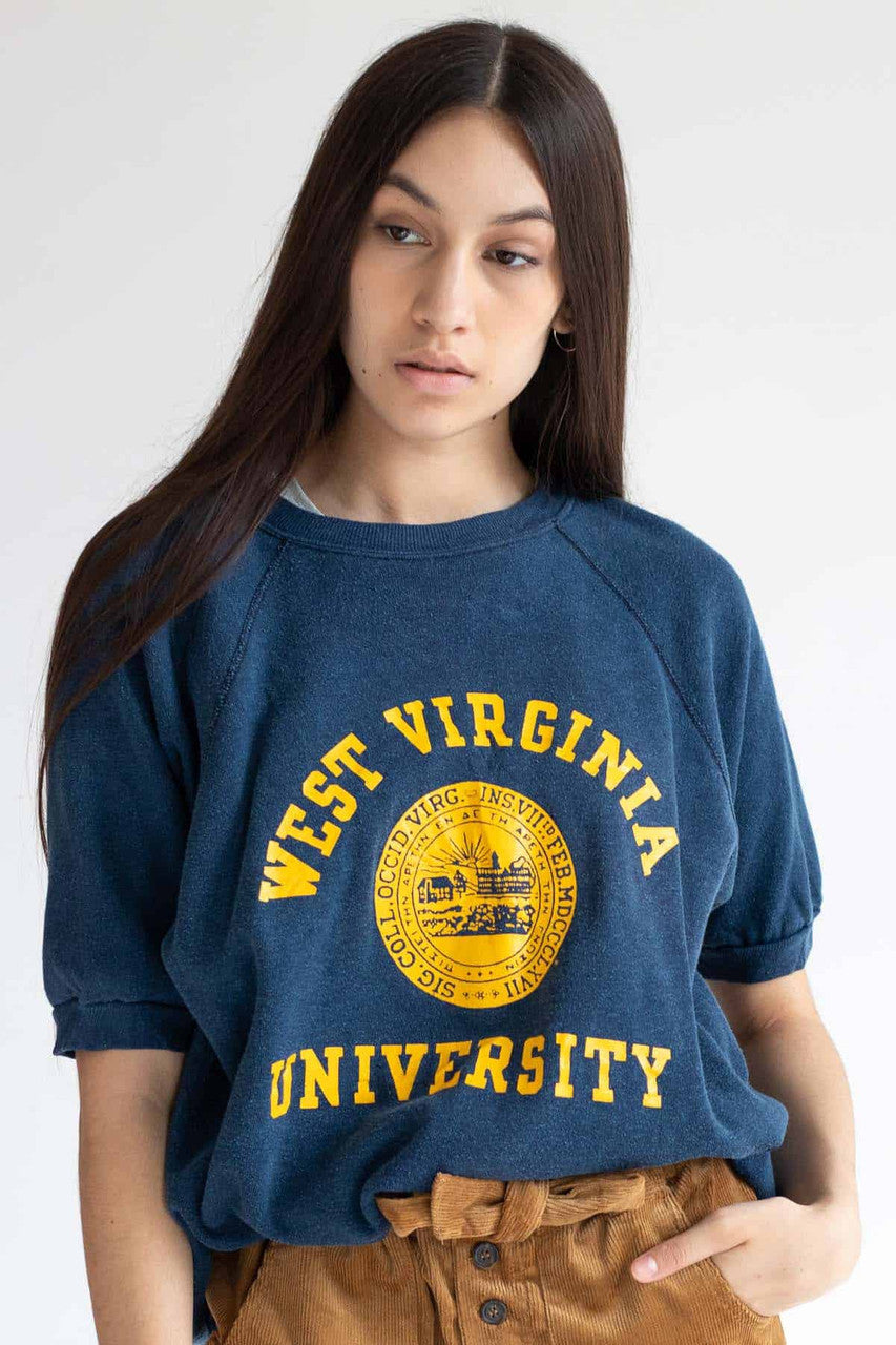 West Virginia University Short Sleeve Sweatshirt