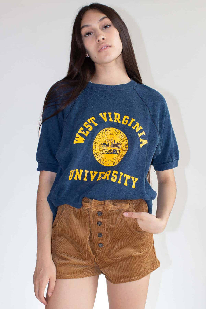 West Virginia University Short Sleeve Sweatshirt