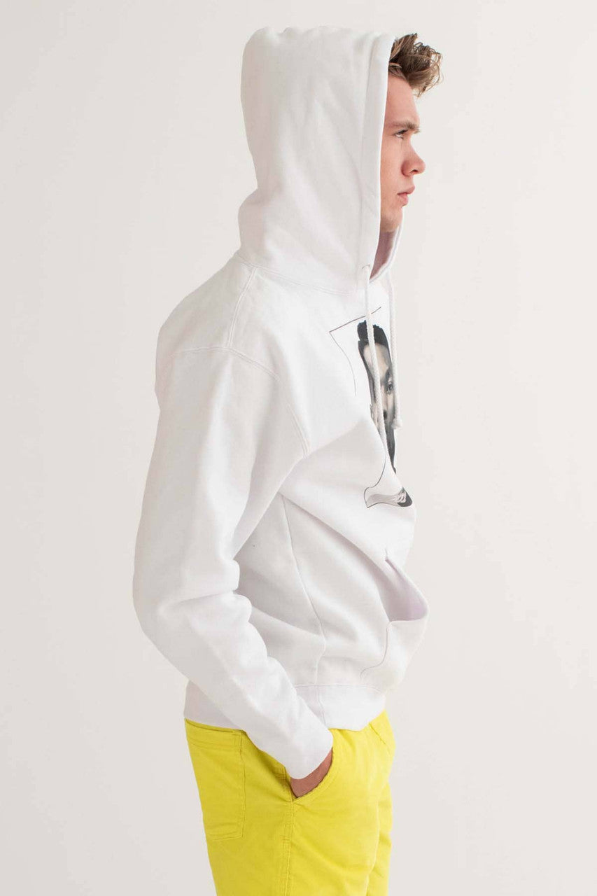 White Offset Hoodie
