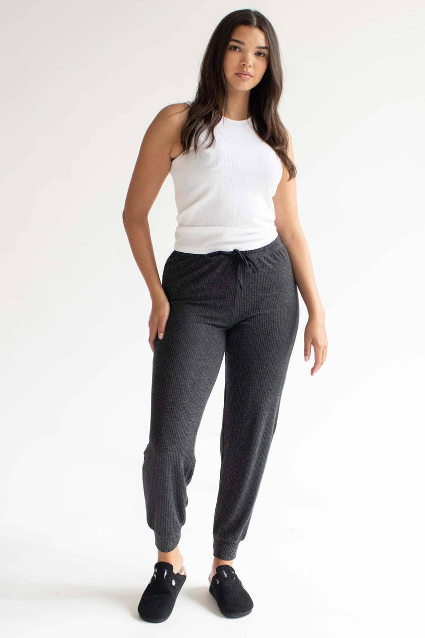 White Ribbed Seamless Tank (Extended Sizes)