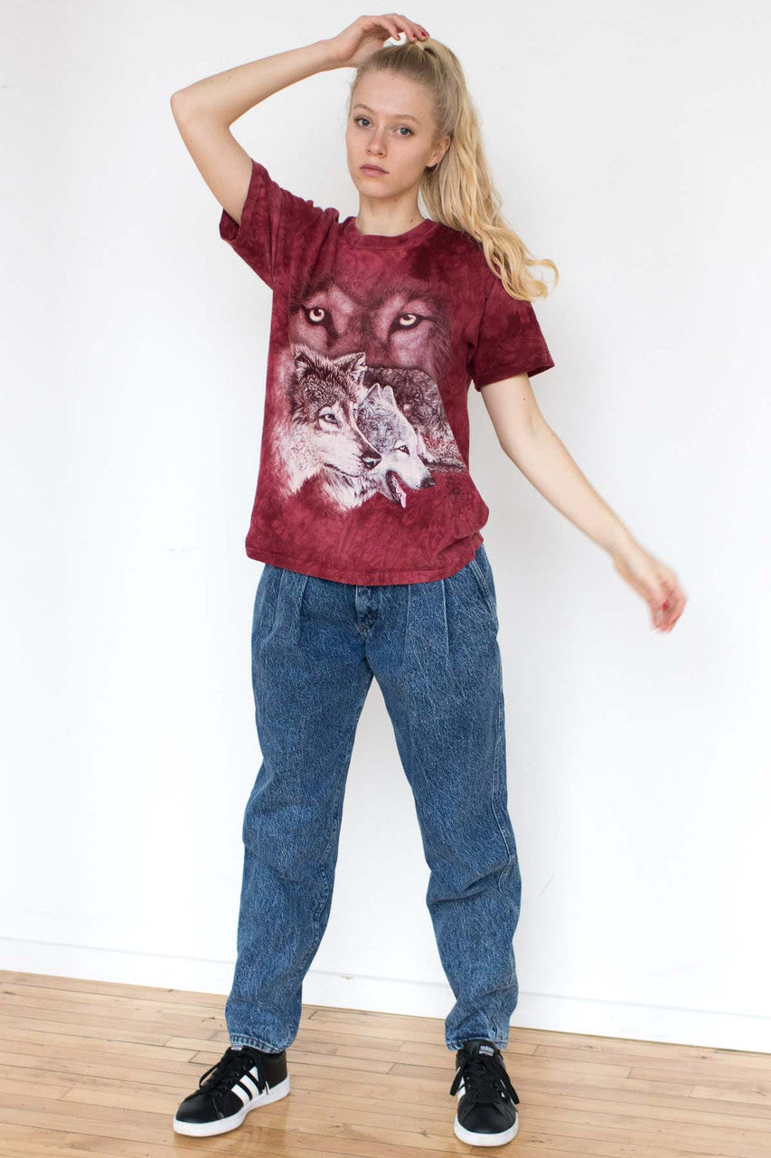 Wolves Puzzle Tie Dye Tee