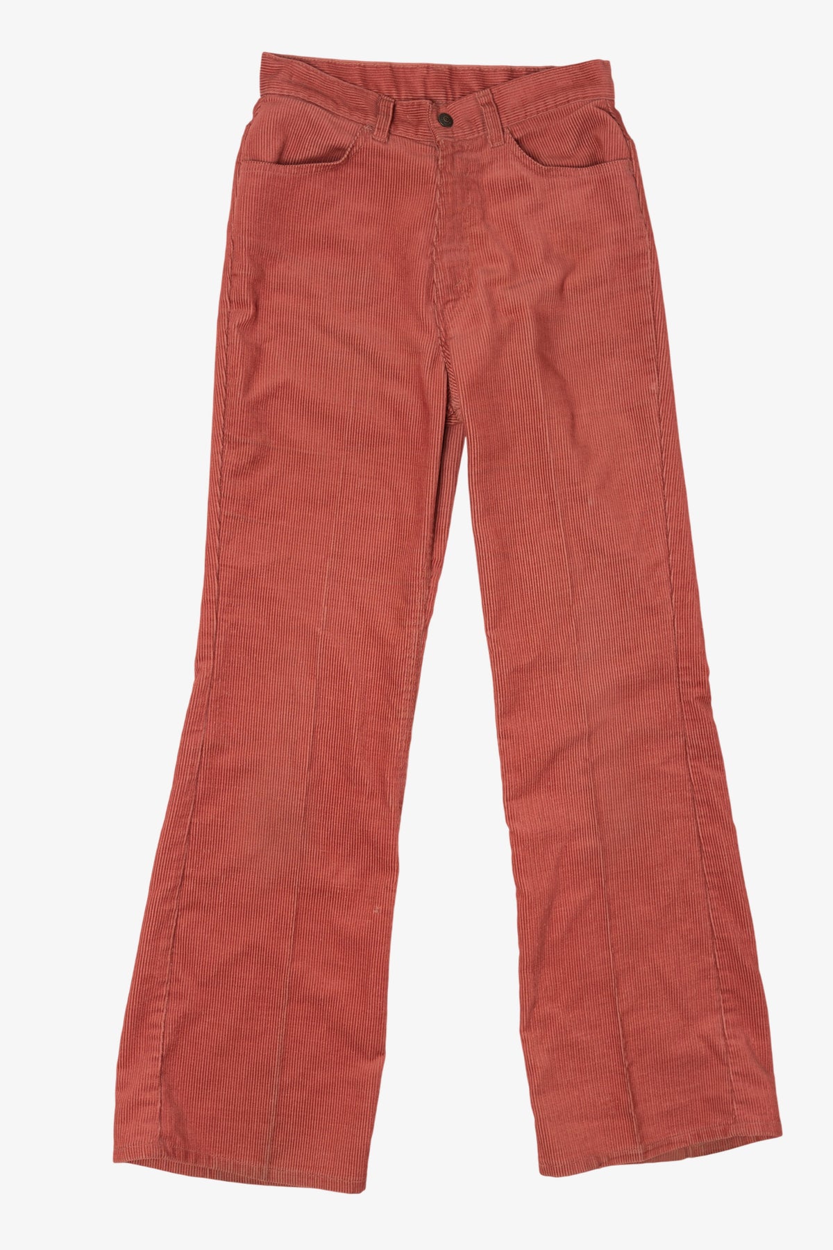 Vintage Red Levi's Corduroy Flared Pants (1970s)