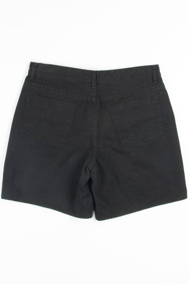 Black High Rise Denim Shorts (sz. 8)