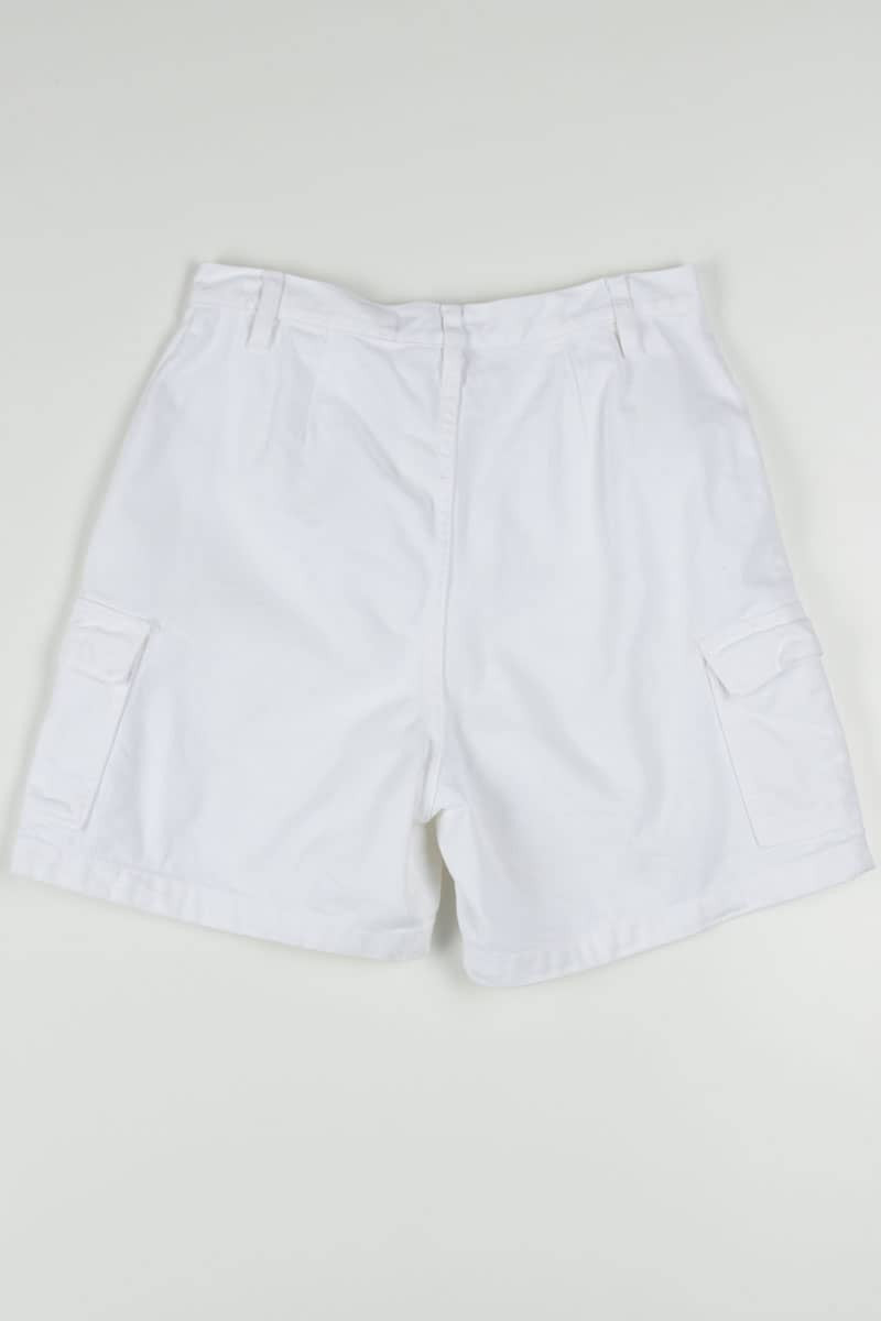 Women's Vintage White Denim Shorts 307 (sz. 10)