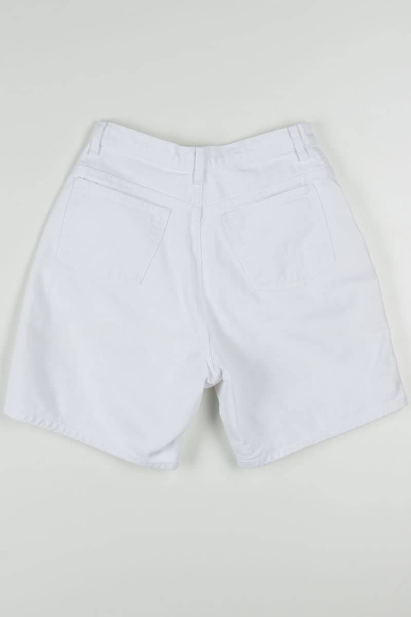 Women's Vintage White Denim Shorts 325 (sz. 12)