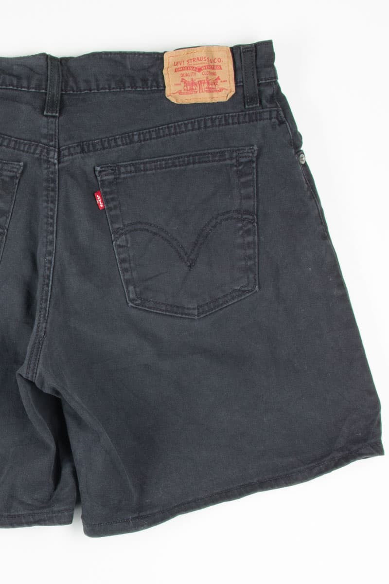 Black Stretch Denim Levi's Shorts (sz. 12 Mis)