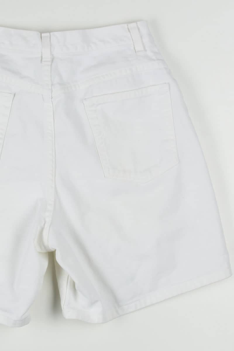 Women's Vintage White Chic Denim Shorts 301 (sz. 12)