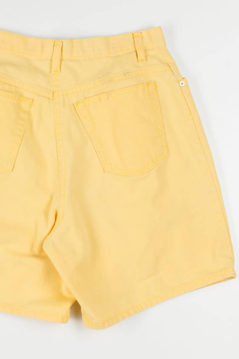 Women's Vintage Yellow Denim Shorts 359 (sz. 14)