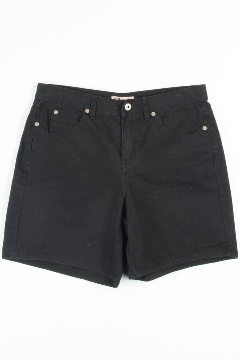 Black High Rise Denim Shorts (sz. 8)