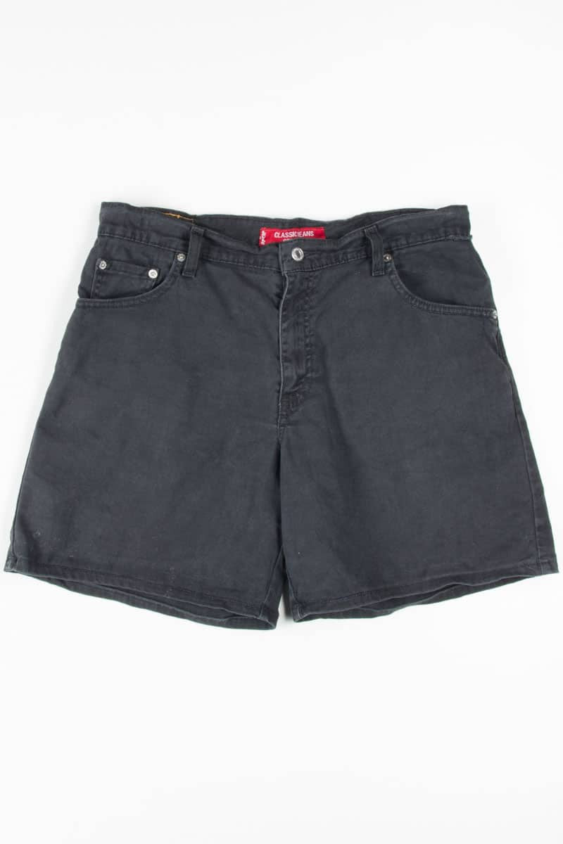 Black Stretch Denim Levi's Shorts (sz. 12 Mis)