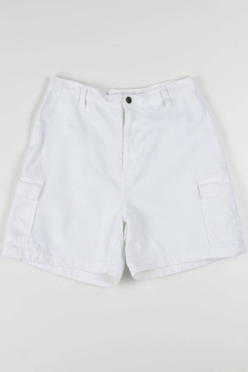 Women's Vintage White Denim Shorts 307 (sz. 10)