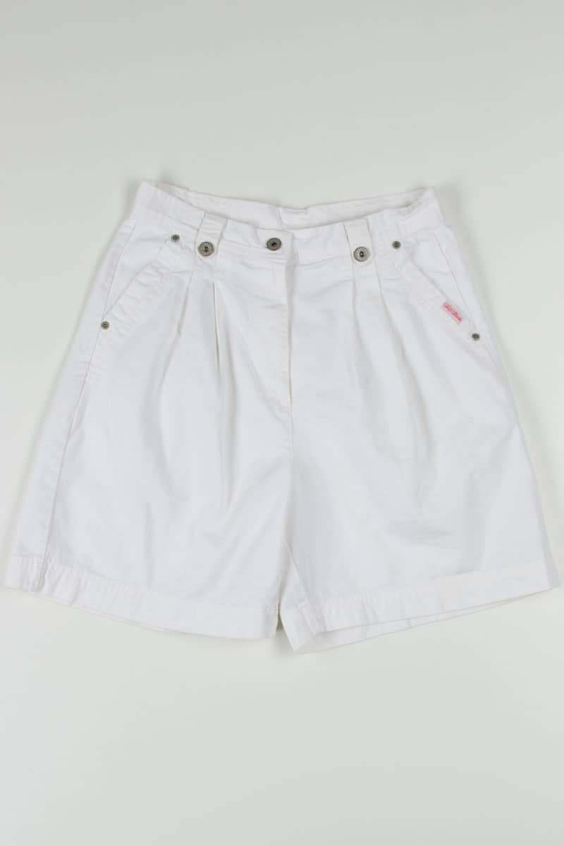 Women's Bill Blass High Waisted Pleated Denim Shorts 319 (sz. 10)