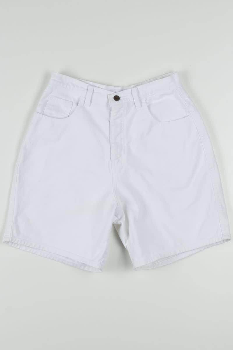 Women's Vintage White Denim Shorts 325 (sz. 12)