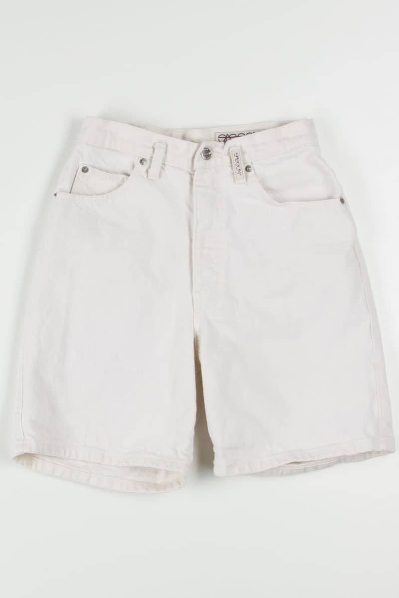 Women's Vintage Cream Sasson Denim Shorts 336 (sz. 9/10)