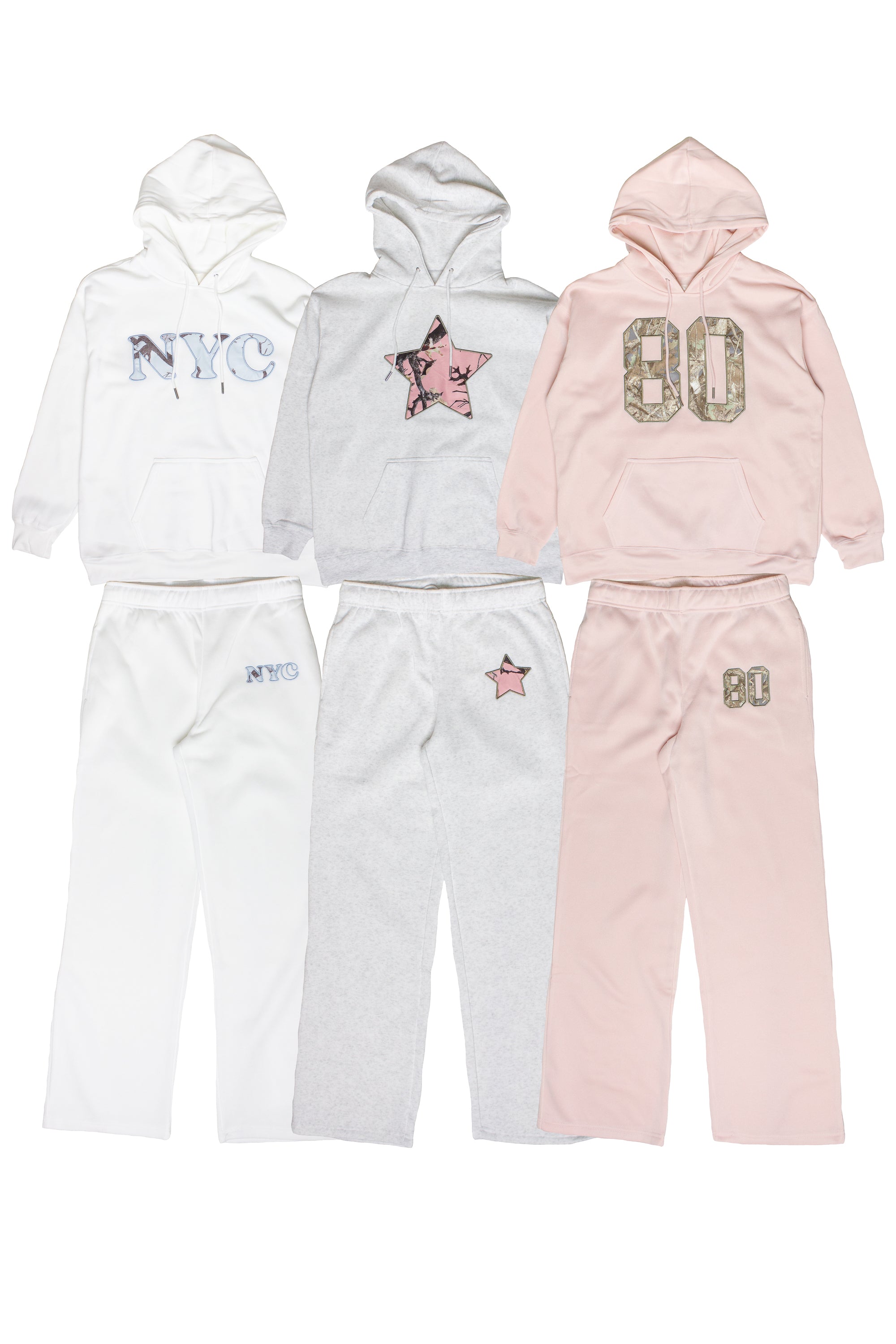 Woodland Print Patch Sweat Sets