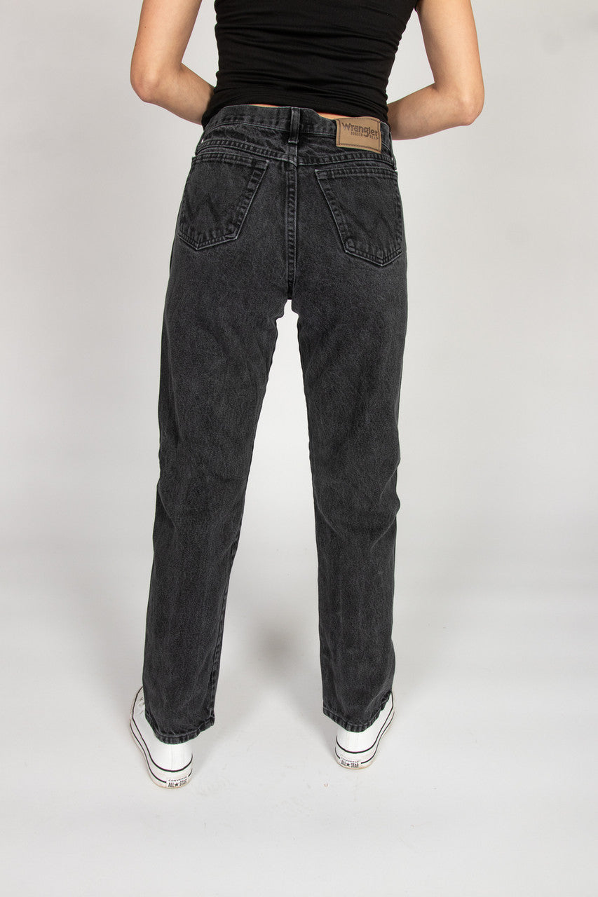 Vintage Black Wrangler Straight Leg Jeans