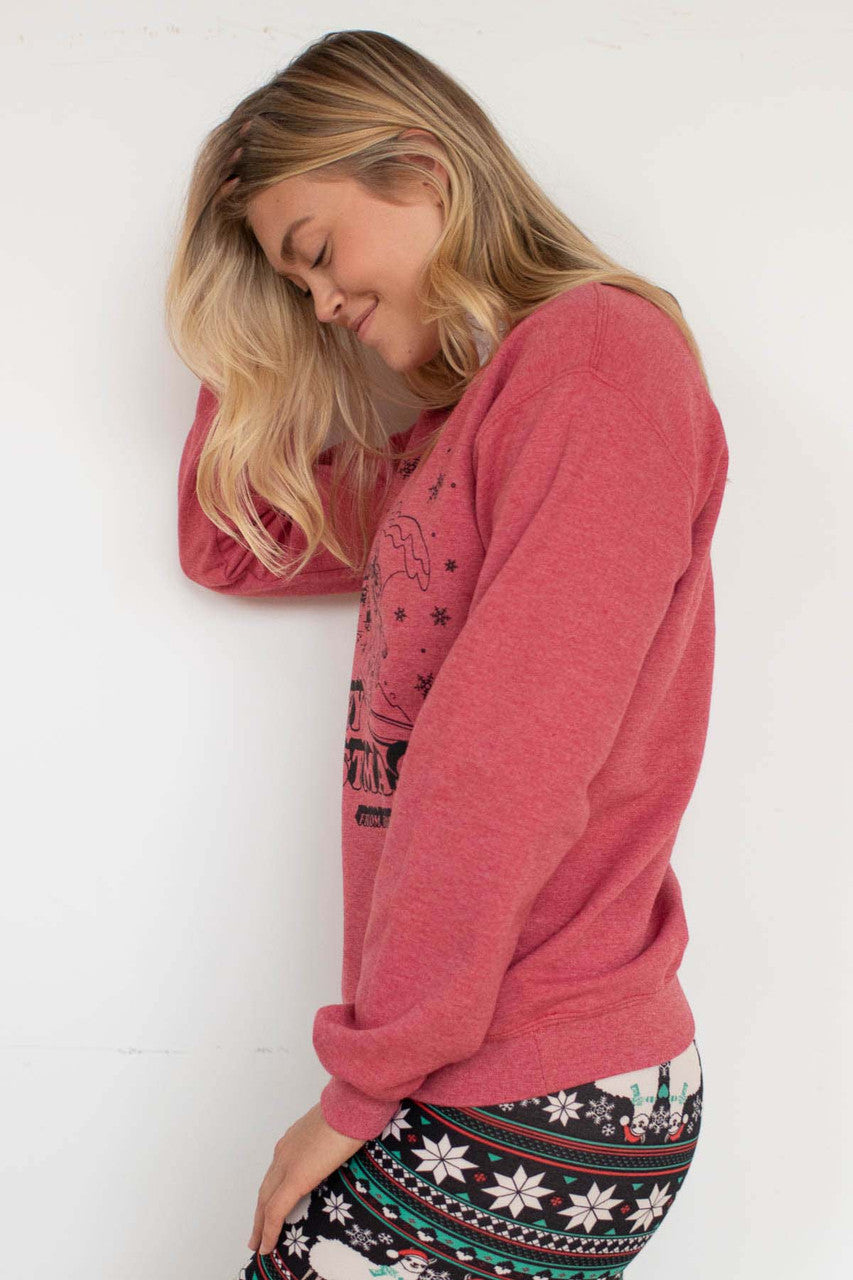 Surfing Koala Christmas Sweatshirt