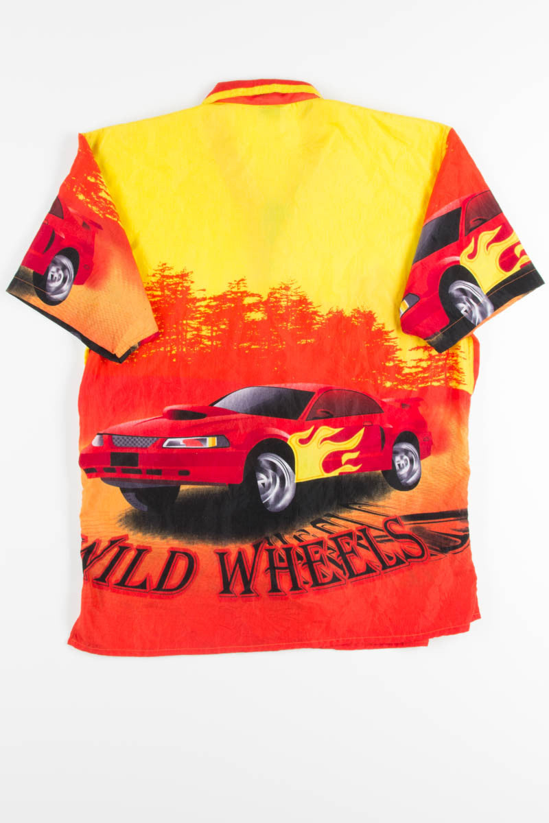 Wild Wheels Rave Y2K Shirt