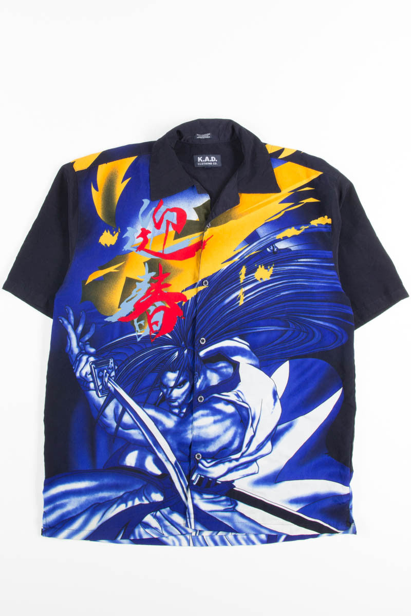 Anime Samuri Rave Y2K Shirt