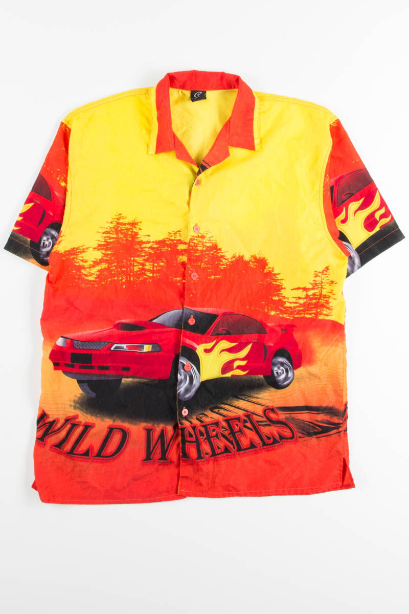 Wild Wheels Rave Y2K Shirt