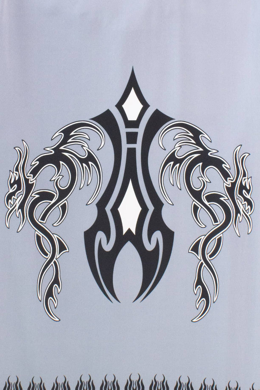 Tribal Pattern Y2K Shirt