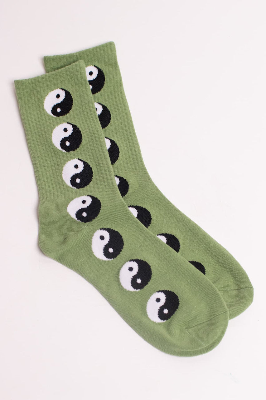 Sage Yin Yang Socks