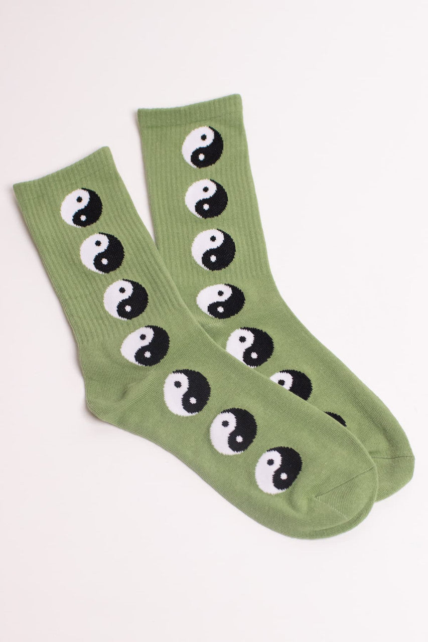 Sage Yin Yang Socks