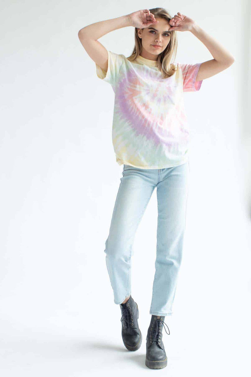 Zen Rainbow Tie Dye Shirt