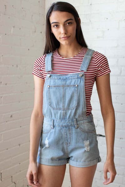 Overall Shorts