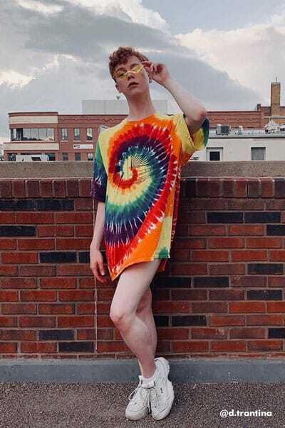 Vintage + Recycled Tie Dyes