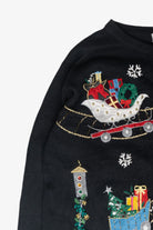 Christmas Train Vintage Ugly Cardigan (2000s)