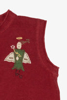 Vintage Red Woolrich Angels Ugly Christmas Vest (1990s)