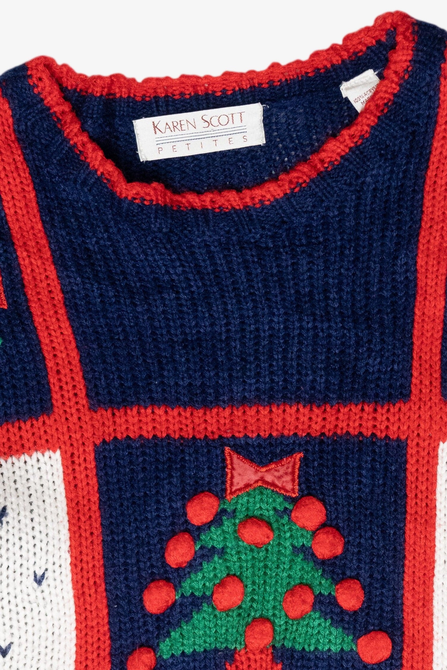 Icon Gird Vintage Ugly Christmas Sweater (1980s)