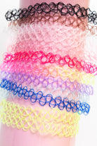 12 Pack Assorted Tattoo Chokers