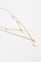 Gold Layered Star & Moon Necklace